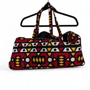 Obakki Weekender Travel Bag - Red, Yellow, Black